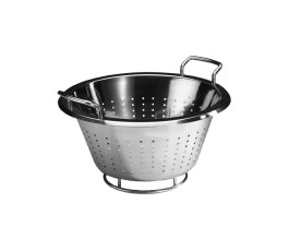 Stainless steel colander - 7 L - 4 mm holes