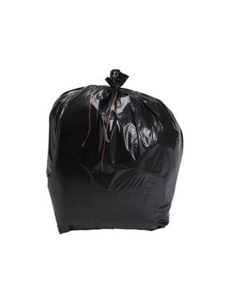 8 rouleaux de 25 sacs poubelle noir 240L - 20 microns (200 pièces)