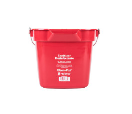 Red Sanitation bucket, 10 L