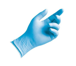 Boîte de 100 gants nitrile bleu L non poudré