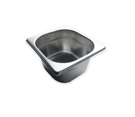 Stainless Steel 1/6 Gastronorm Food Pan, 100mm Deep, 1.5L