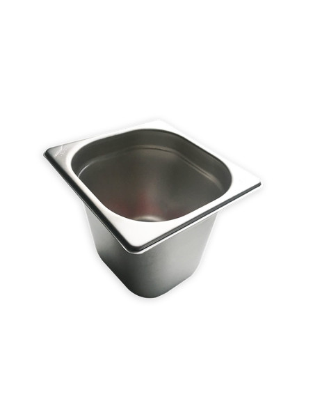 Stainless steel 1/6 Gastronom Food Pan, 150mm deep